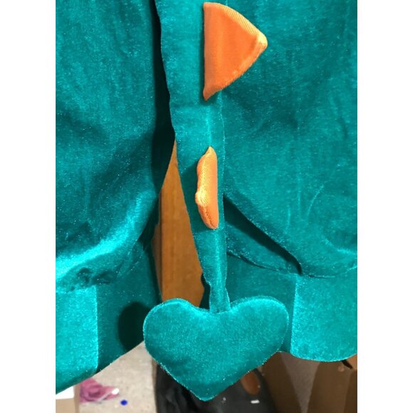 Toddler Dragon Costume With Orange Wings & Green Belly No Mask 4T - Picture 7 of 9